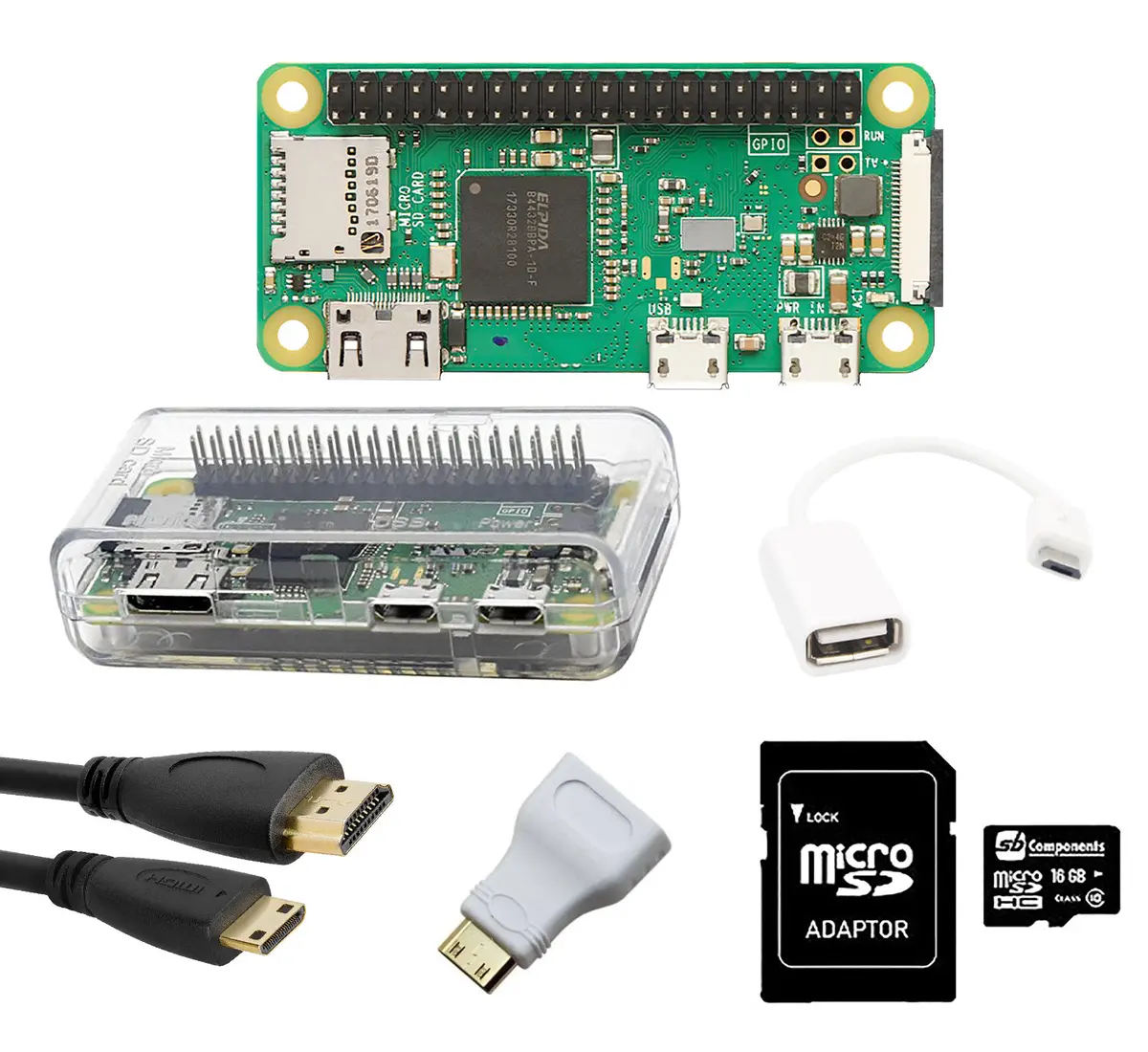 Raspberry Pi Zero Wh Starter Kit 1