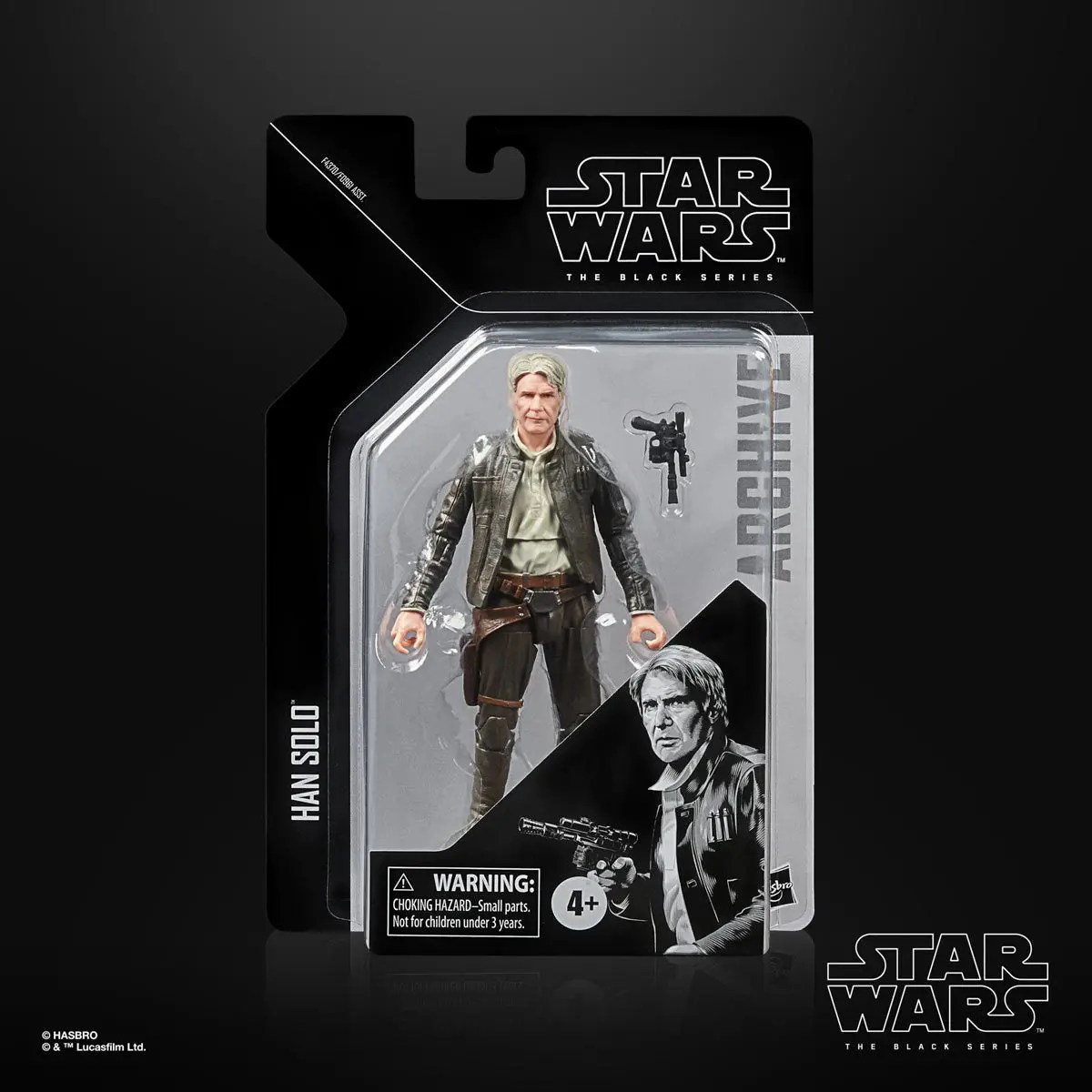 Star Wars Black Series Archive Han Solo (Force Awakens) 6-Inch Figure 1