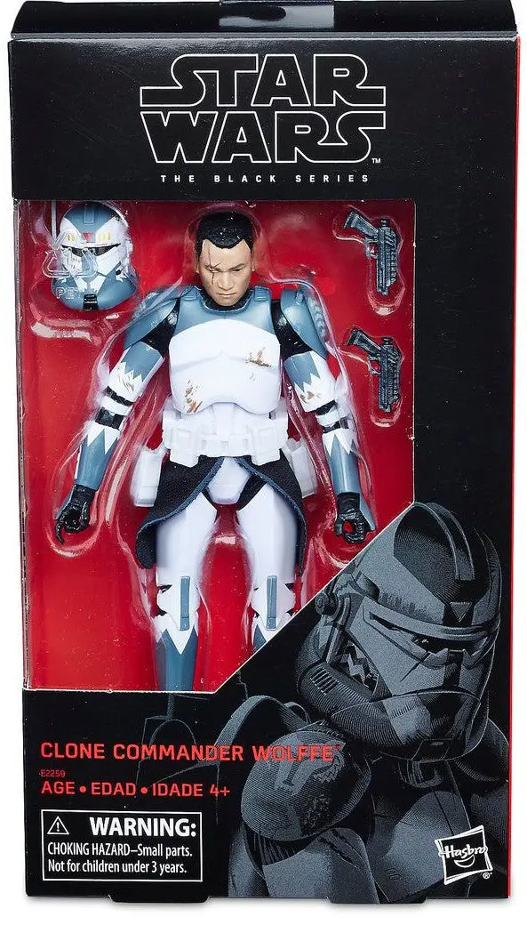 (Dented Box) Star Wars Black Series 6" Clone Commander Wolffe 1