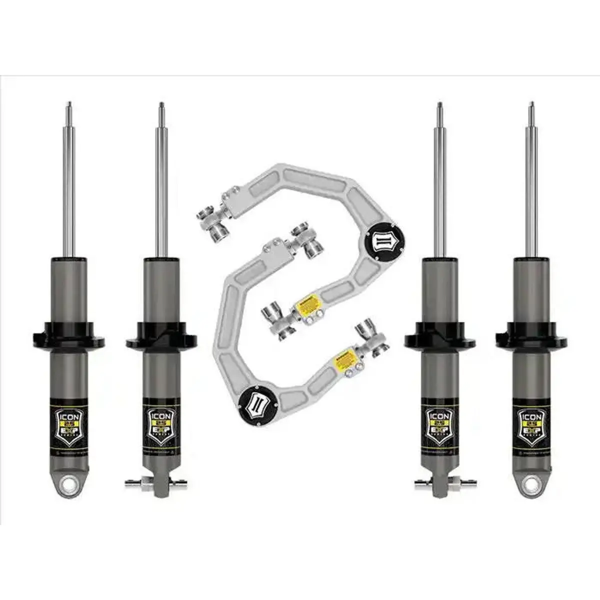 Icon Hoss 1.0 Pkg Stage 2 Suspension System Billet (1.5 - 3In Lift) For 2021+ Ford Bronco | Icok40002 1