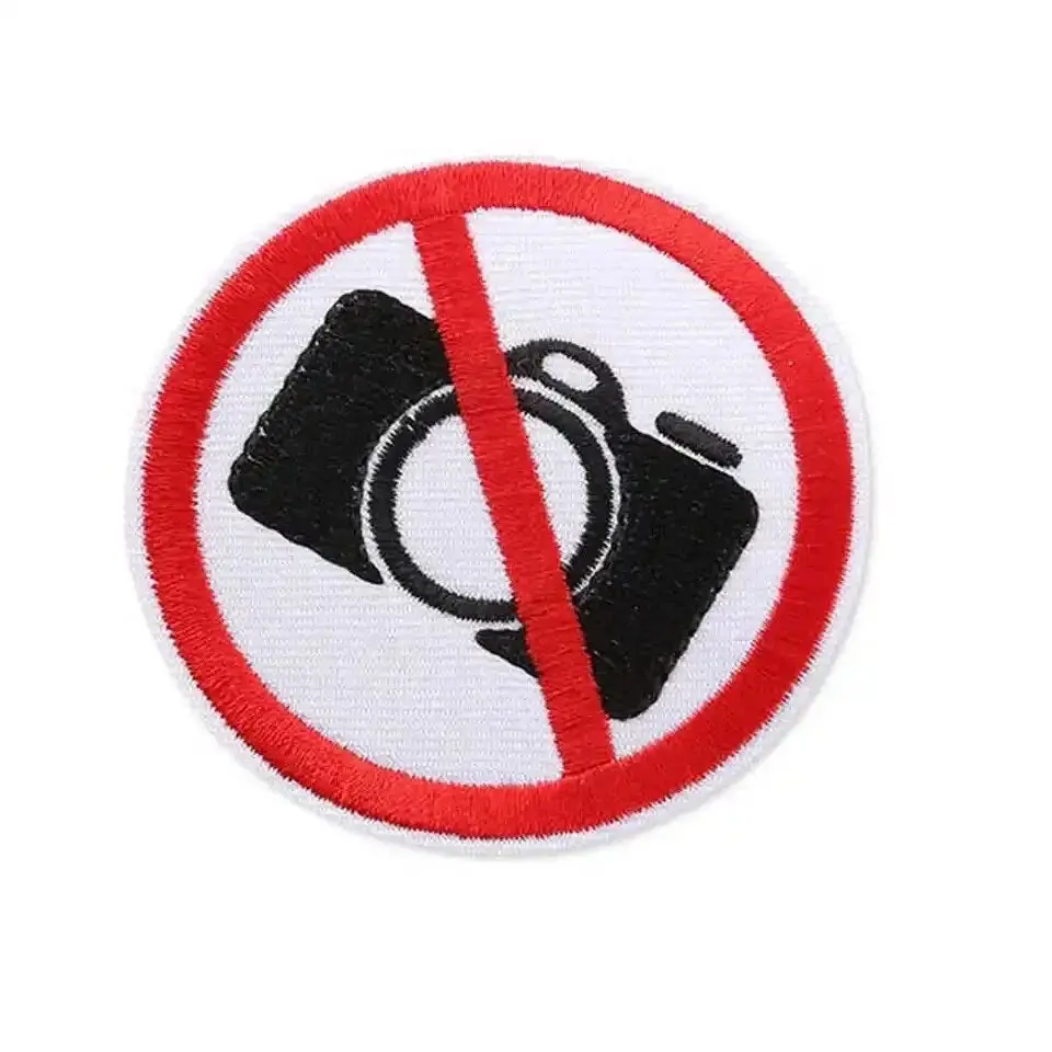 No Photos Iron On Patch 1