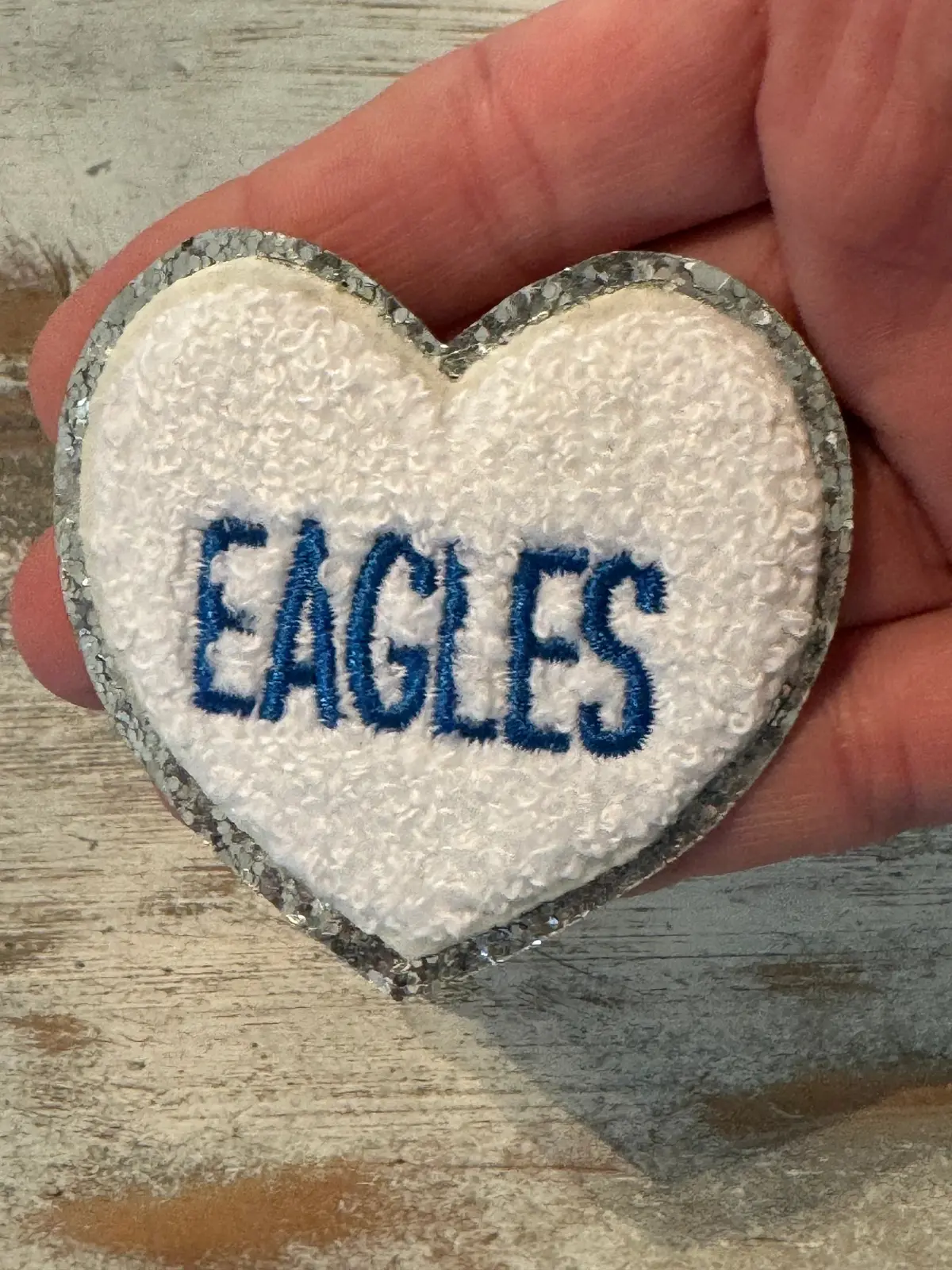 Eagles Mascot Iron On Patch 1