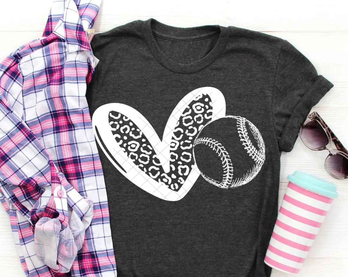 Baseball & Softball Love T-Shirt 1