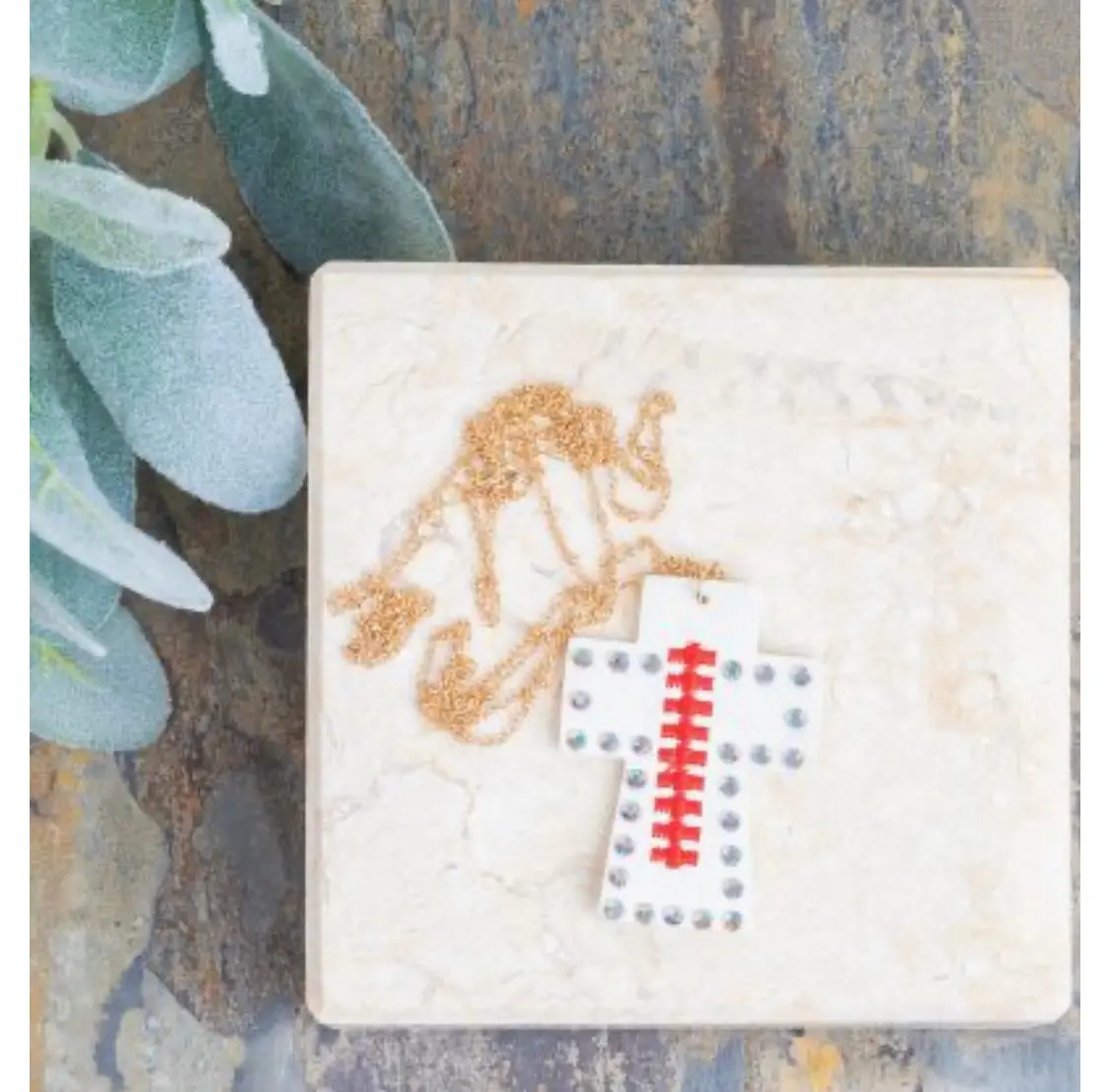 Angels In The Outfield Baseball Necklace 1