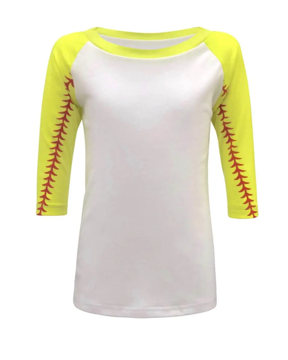 Softball Raglan Tops (Adult & Youth) 1