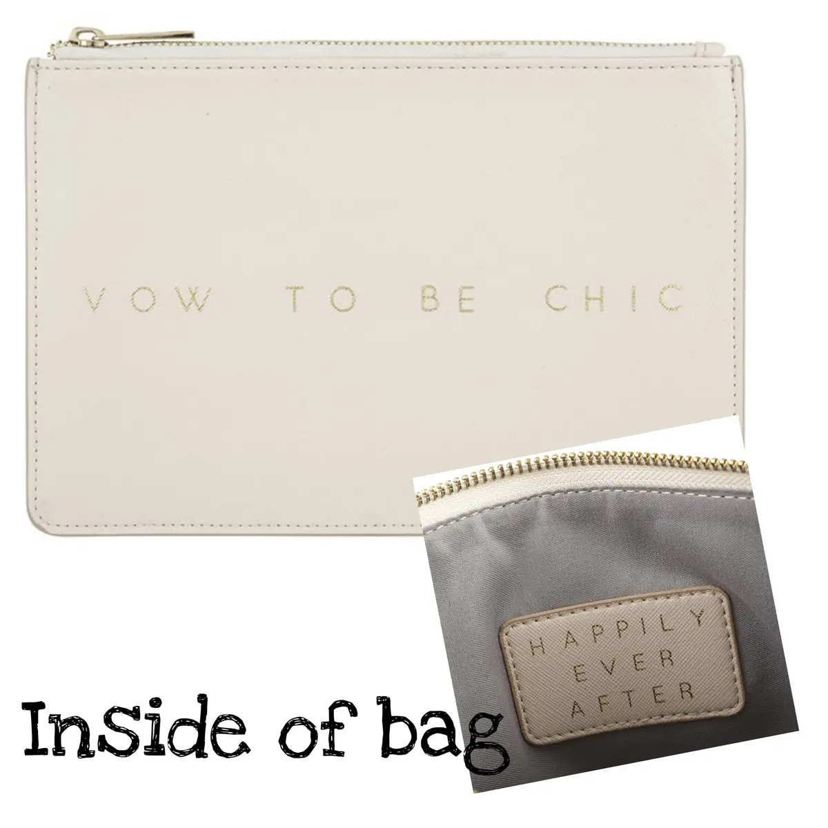 Vow To Be Chic Wedding Pouch 1