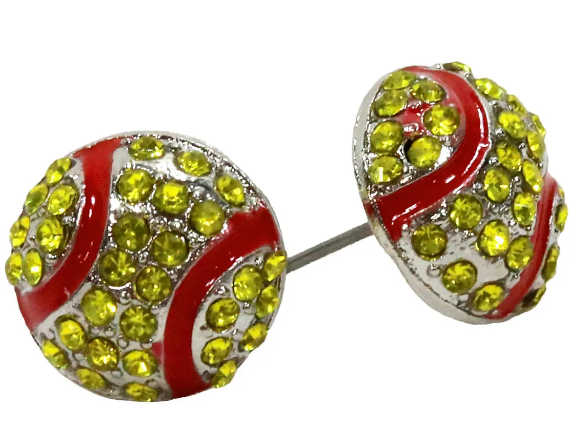 Softball Earrings Post Earrings 1