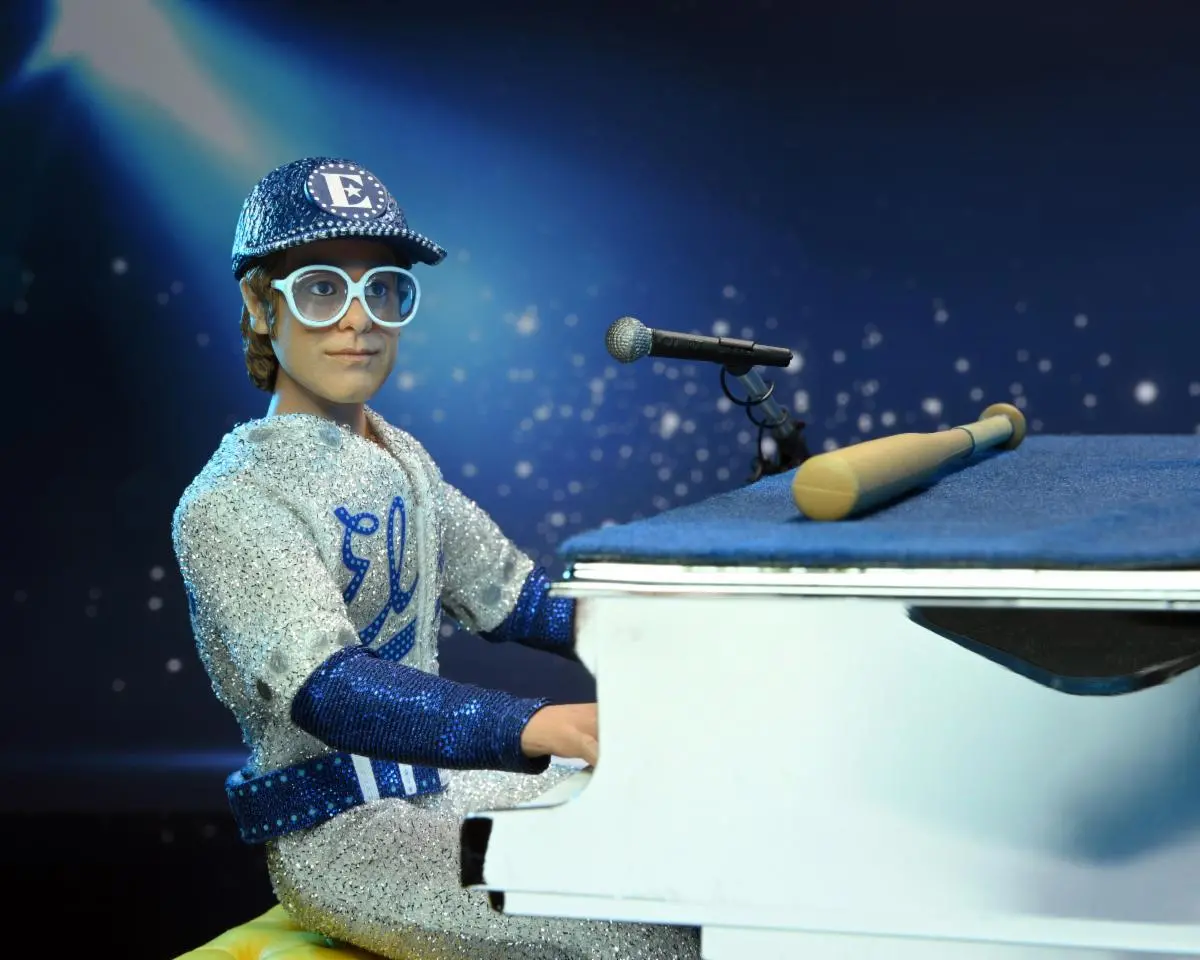 Neca Elton John Clothed Figure W/ Piano 1