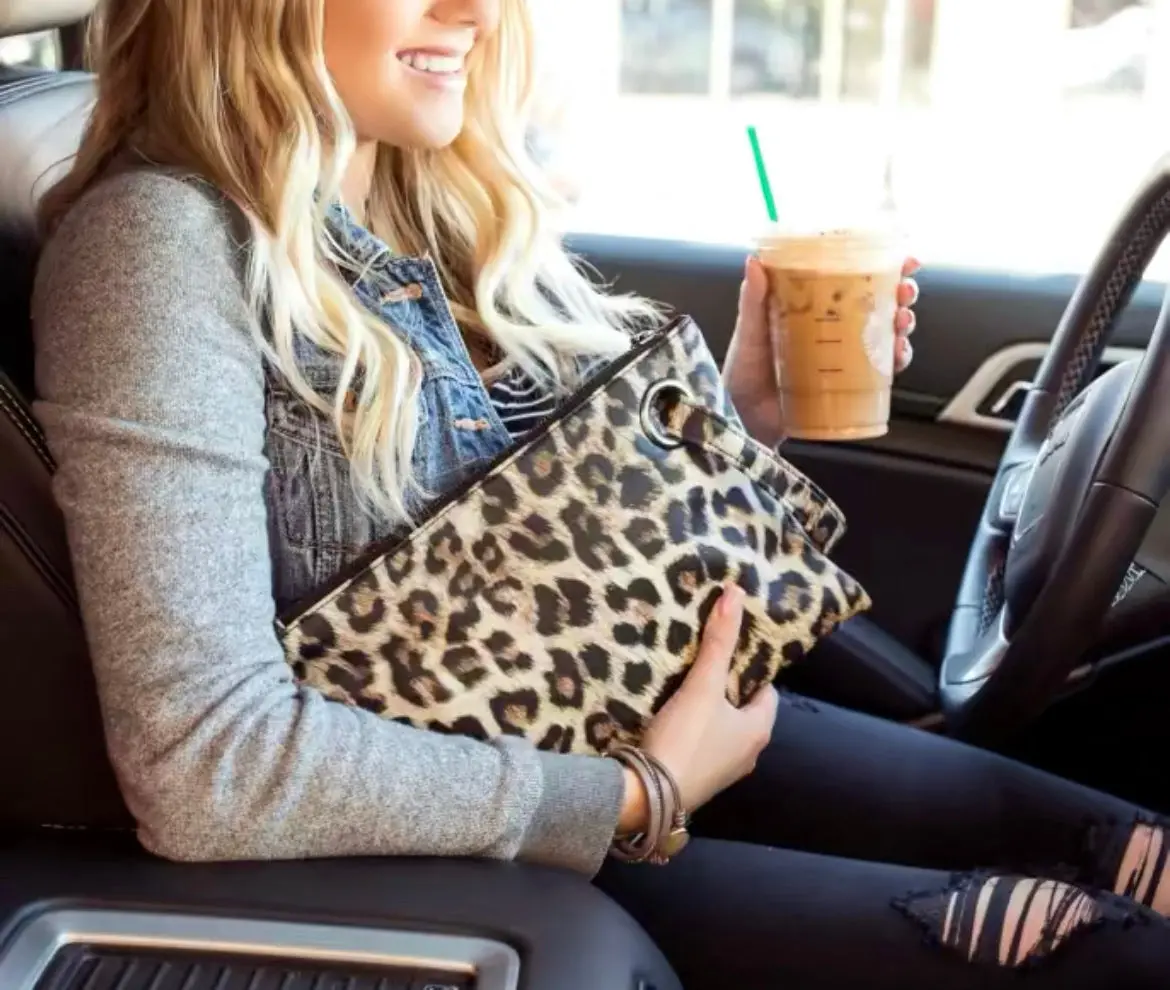 Animal Print Clutch Purse 1