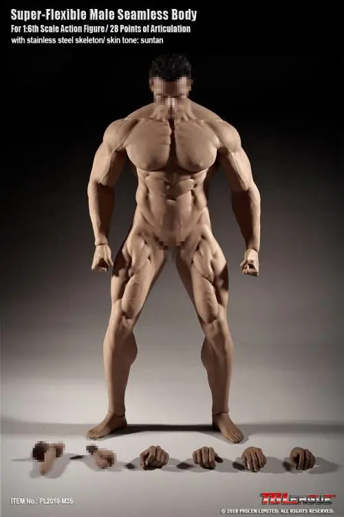Phicen 1/6 Scale Seamless Male Body (Mr Big) 12" Body 1