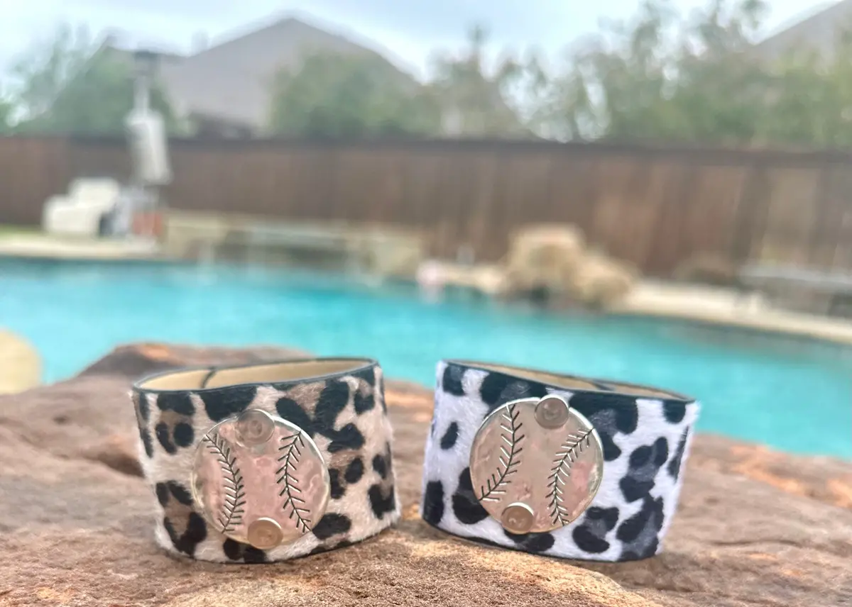 Leopard Sports Cuffs (Baseball/Softball/Soccer/Football) 1