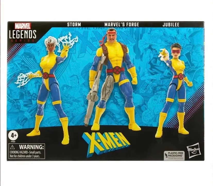 X-Men 60Th Marvel Legends 3-Pack (Forge, Storm, And Jubilee) 1