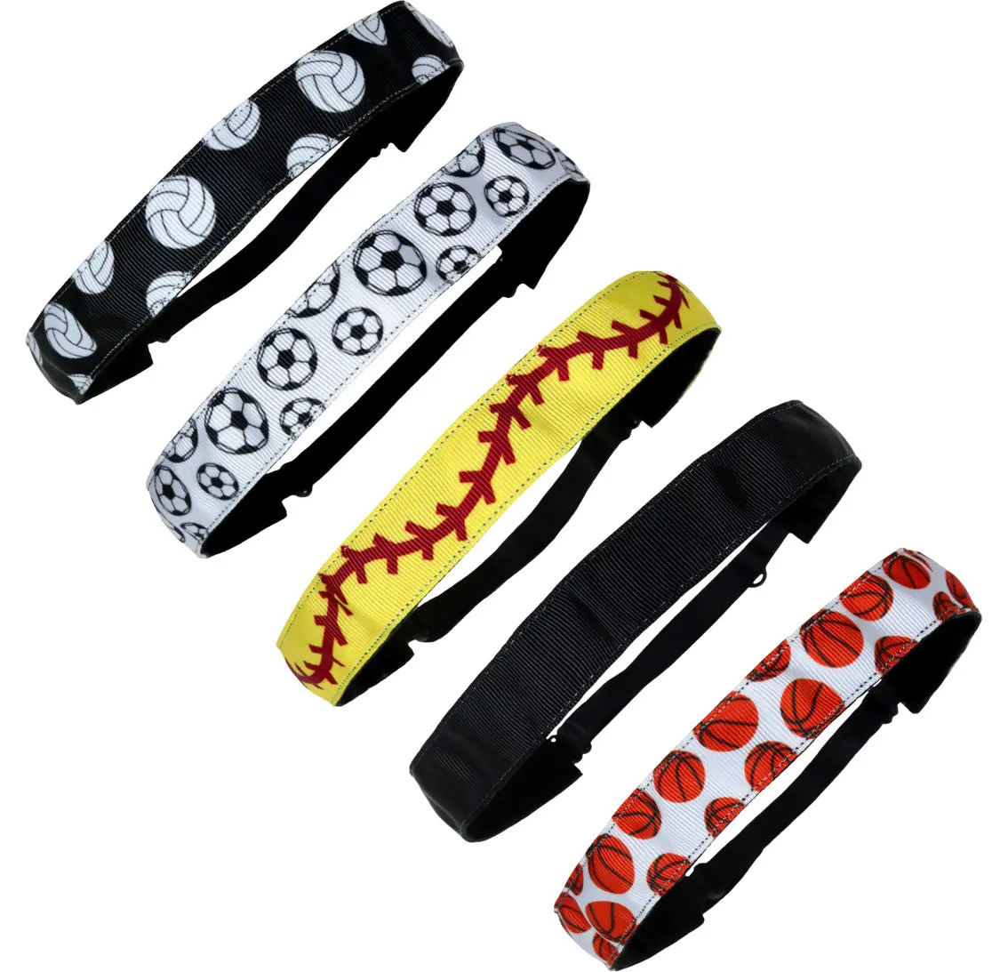 Adjustable Sports Seam Headband No Slip Grip 1