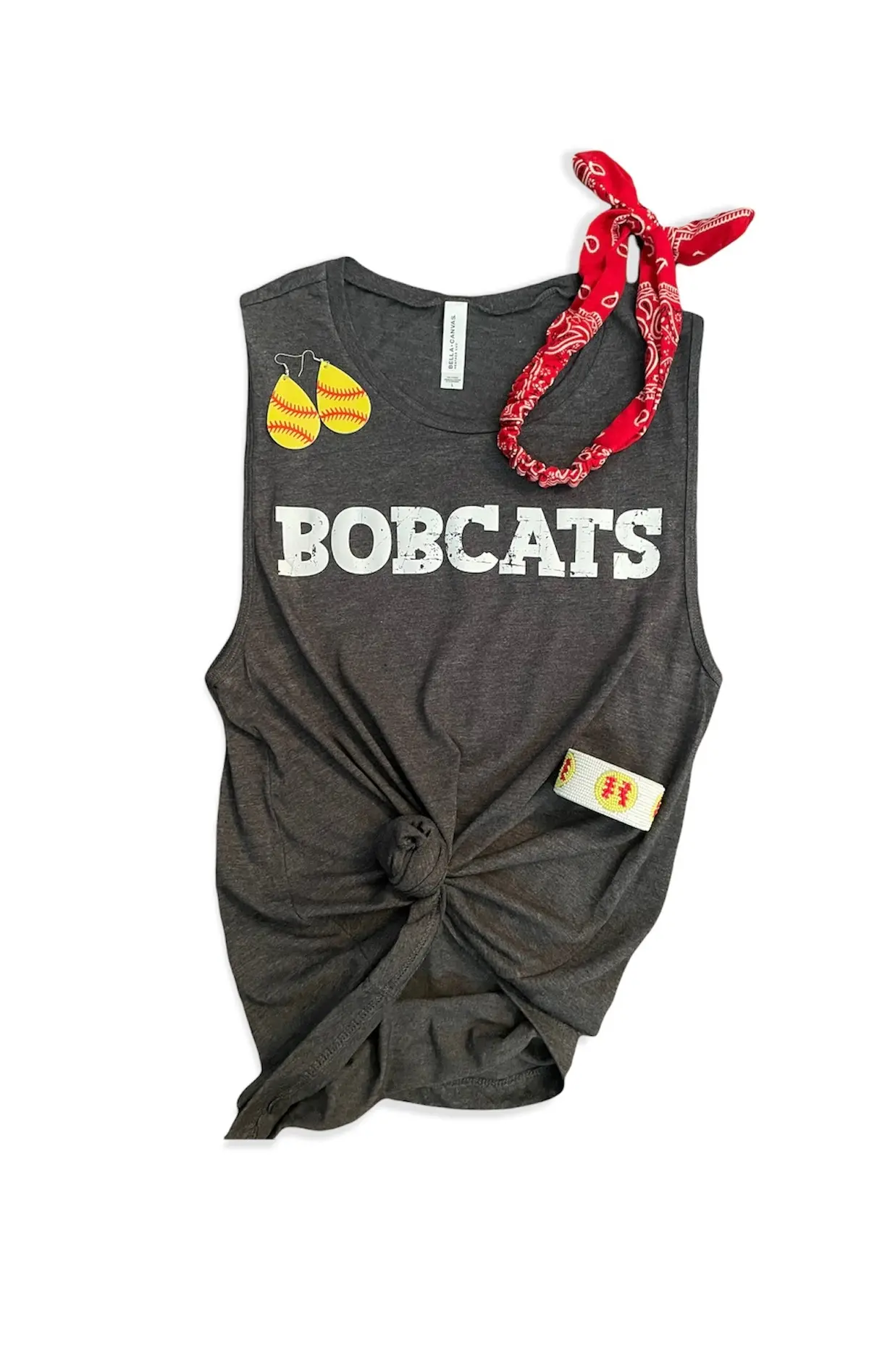 Vintage Jersey Muscle Bobcats Tank 1