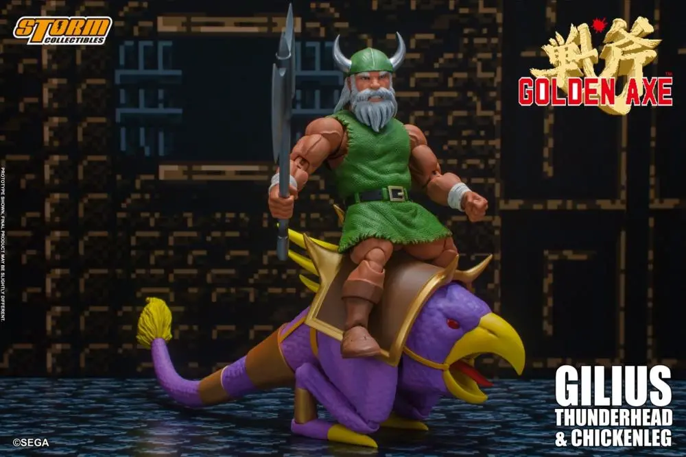 Golden Axe Gilius Thunderhead & Chickenleg 1/12 Scale Figure Set 1