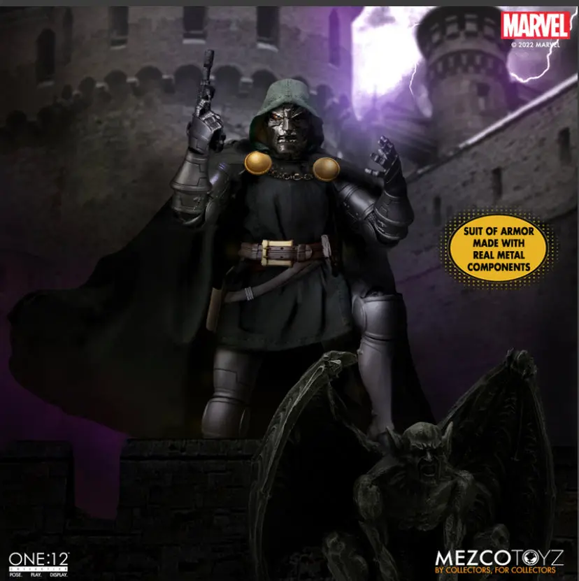 Pre-Order (Deposit) Mezco One12 Dr Doom 6-Inch Figure 1