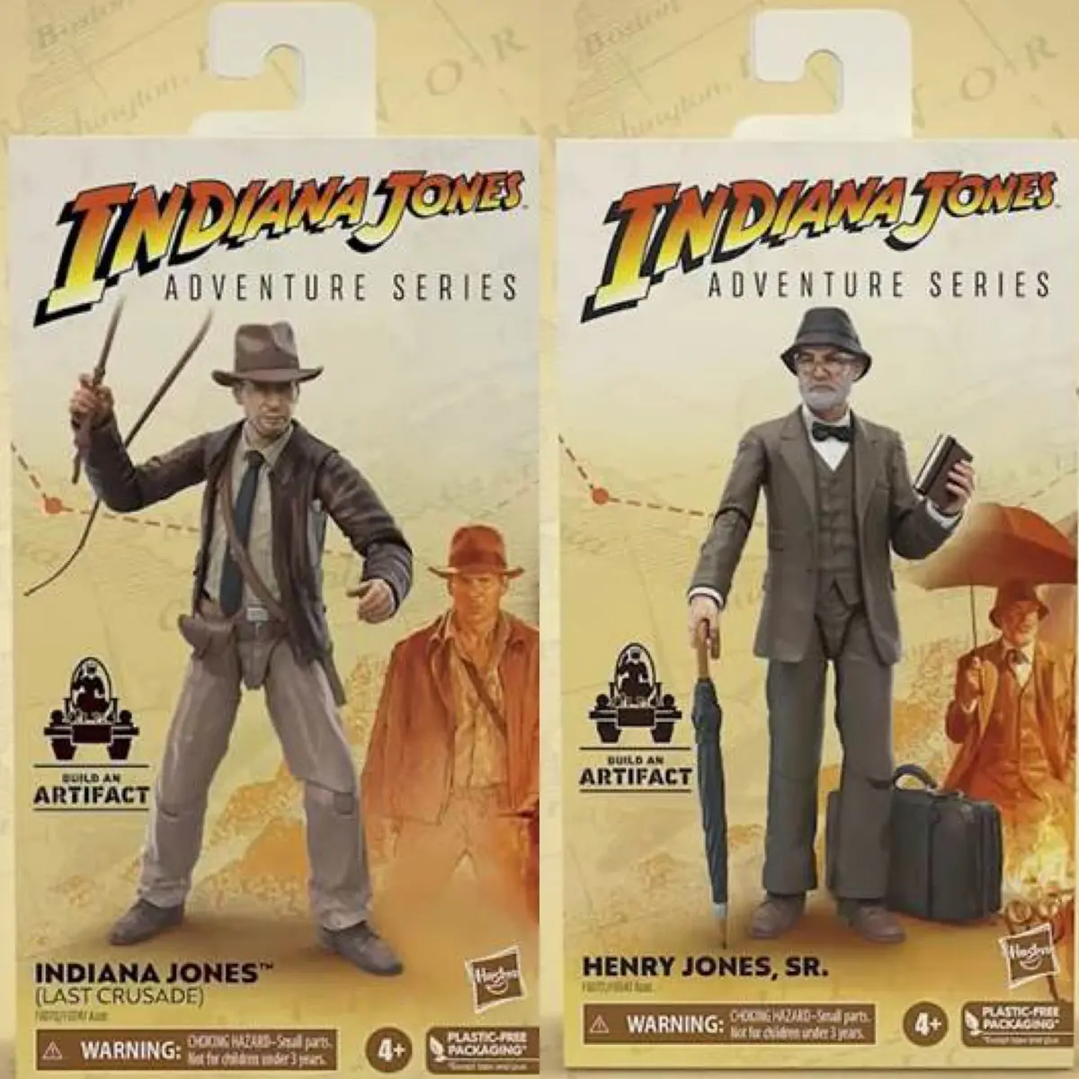 Indiana Jones Last Crusade Indy & Henry Sr (2 Figure Set) 1