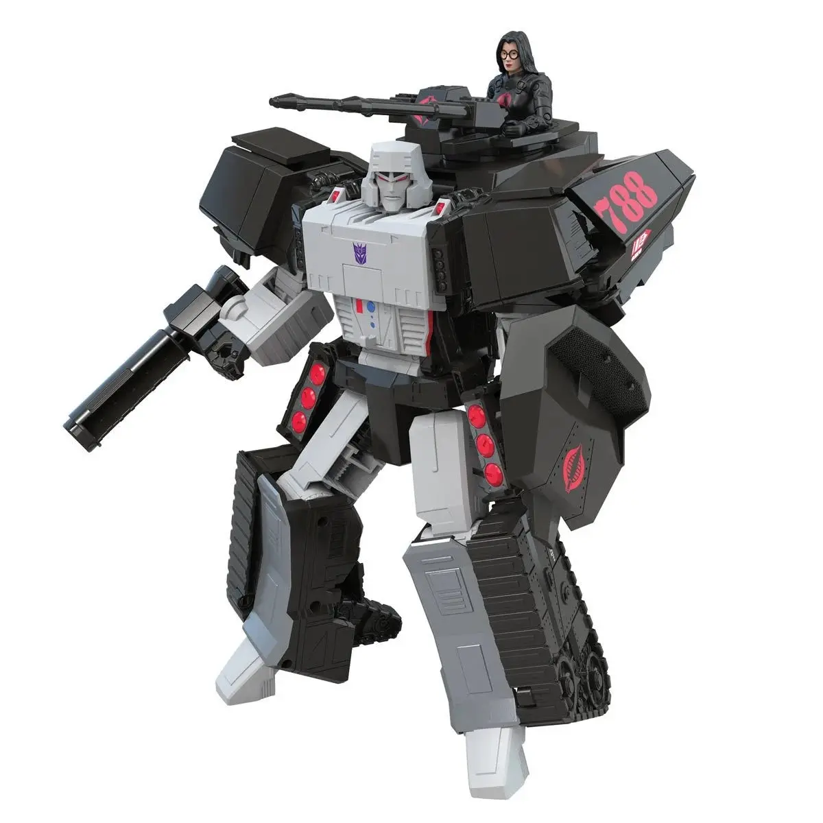 (Dented Box) Transformers G.I. Joe Mash-Up Megatron H.I.S.S. Tank W/ Baroness 1