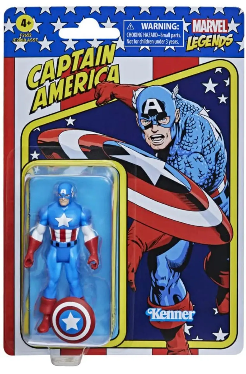 Marvel Retro 3.75” Captain America Figure 1