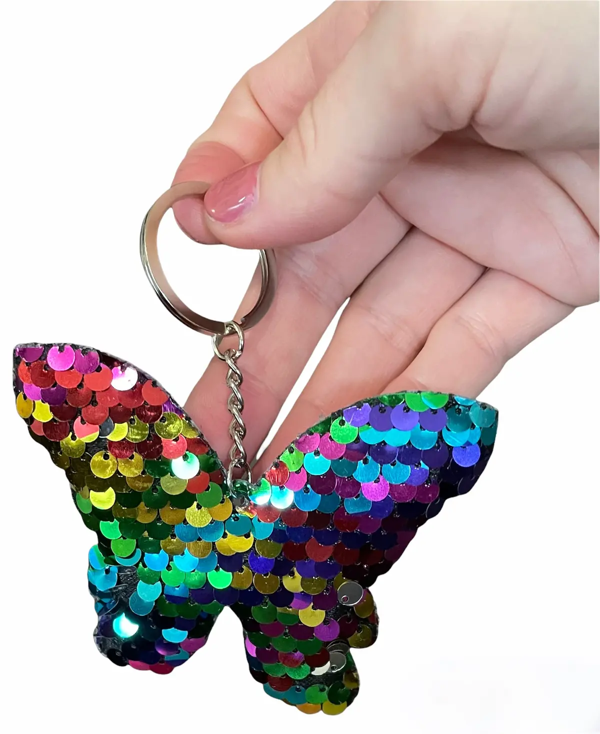 Sequin Butterfly Key Chain 1