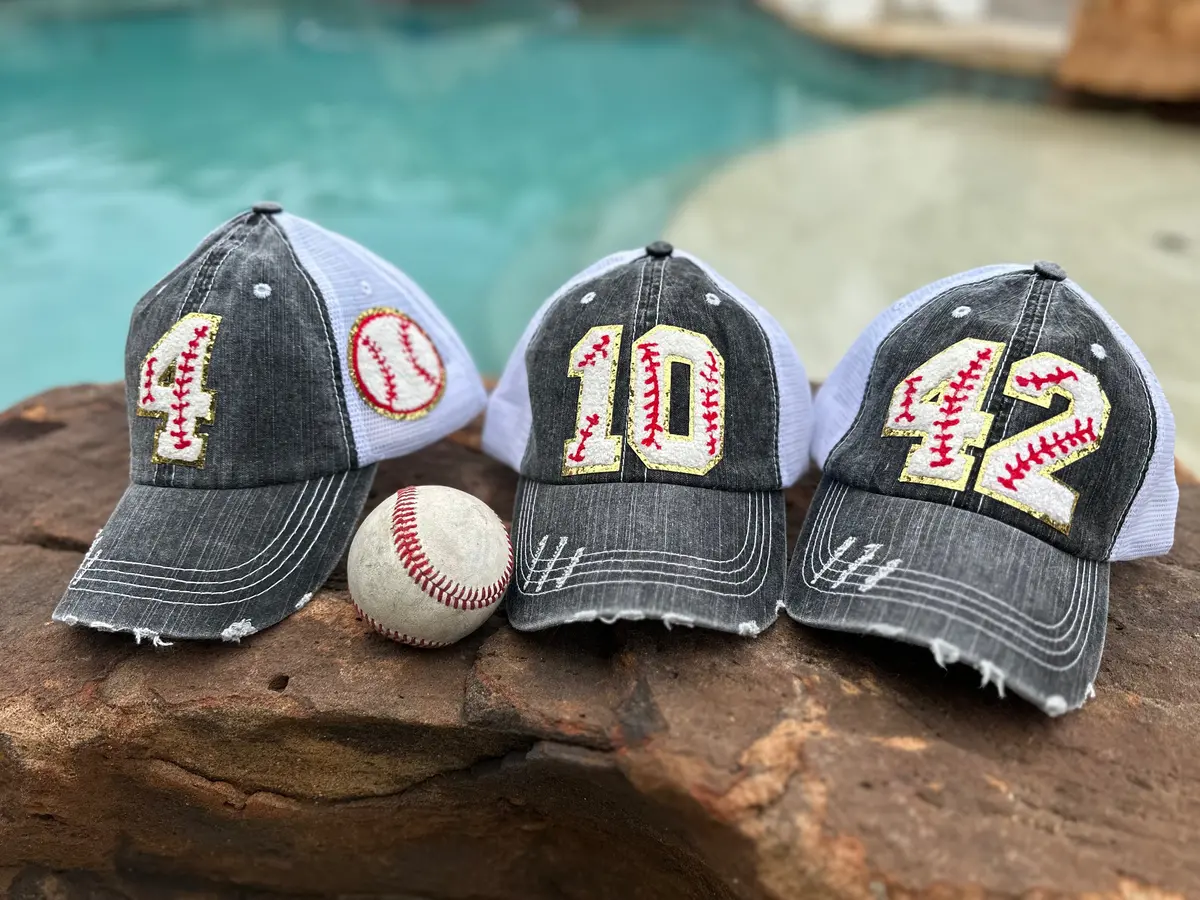 Custom Number Baseball Hats 23