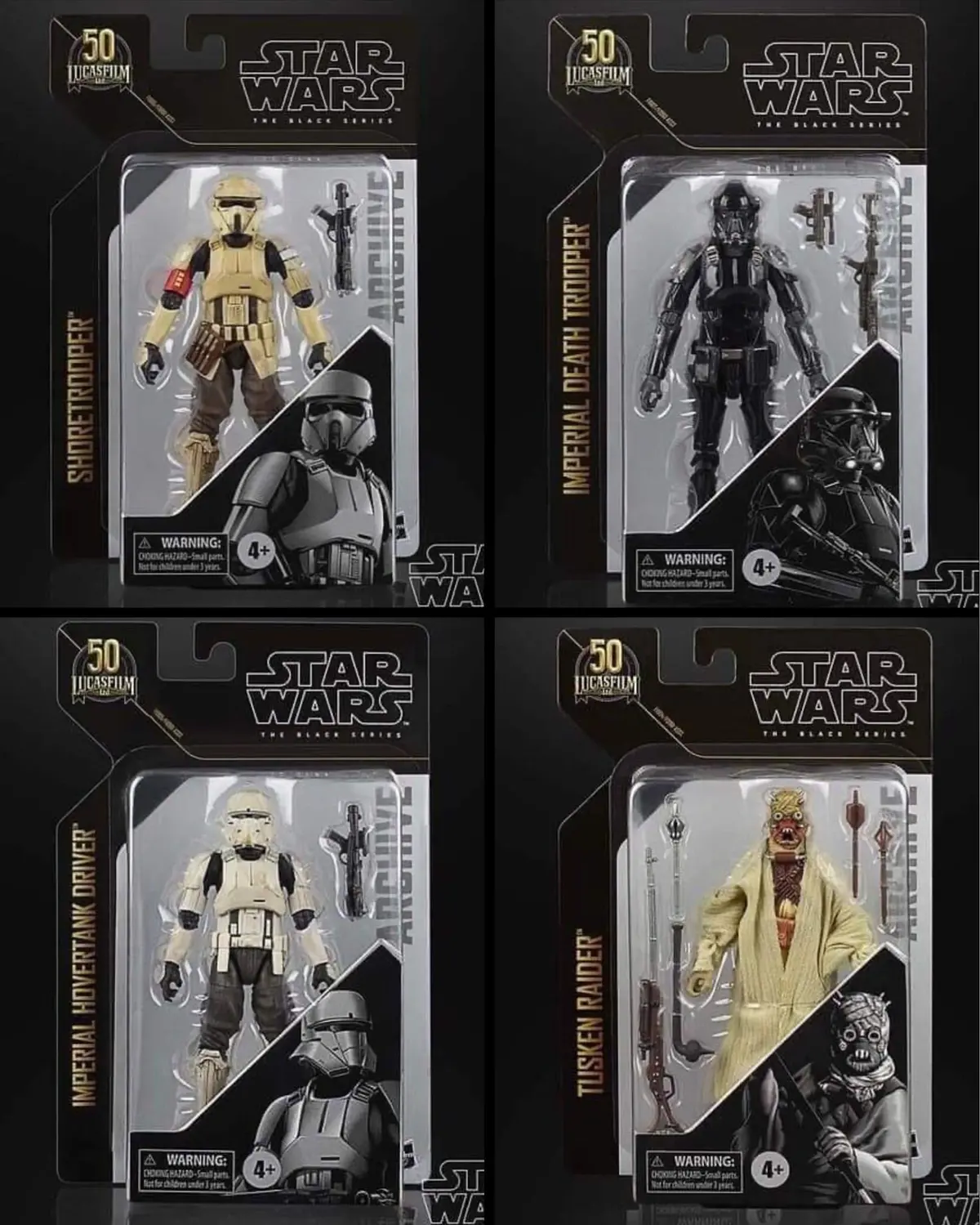 Star Wars Black Series Archive Wave 4 (4 Figure Set) 1