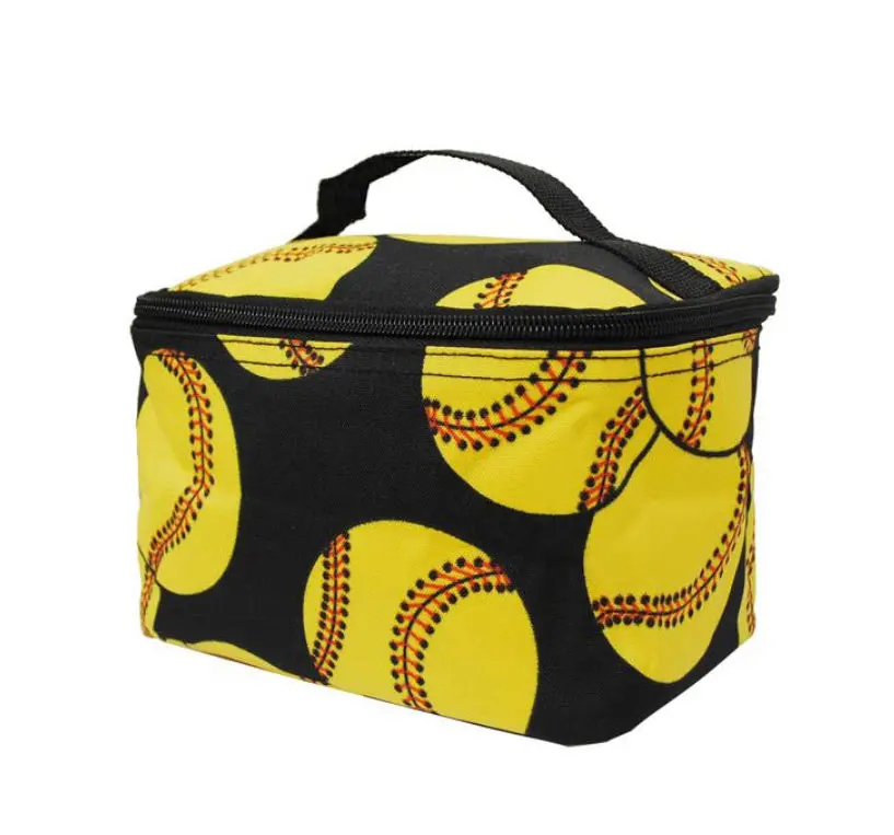 Softball Cosmetic Travel Bag 1