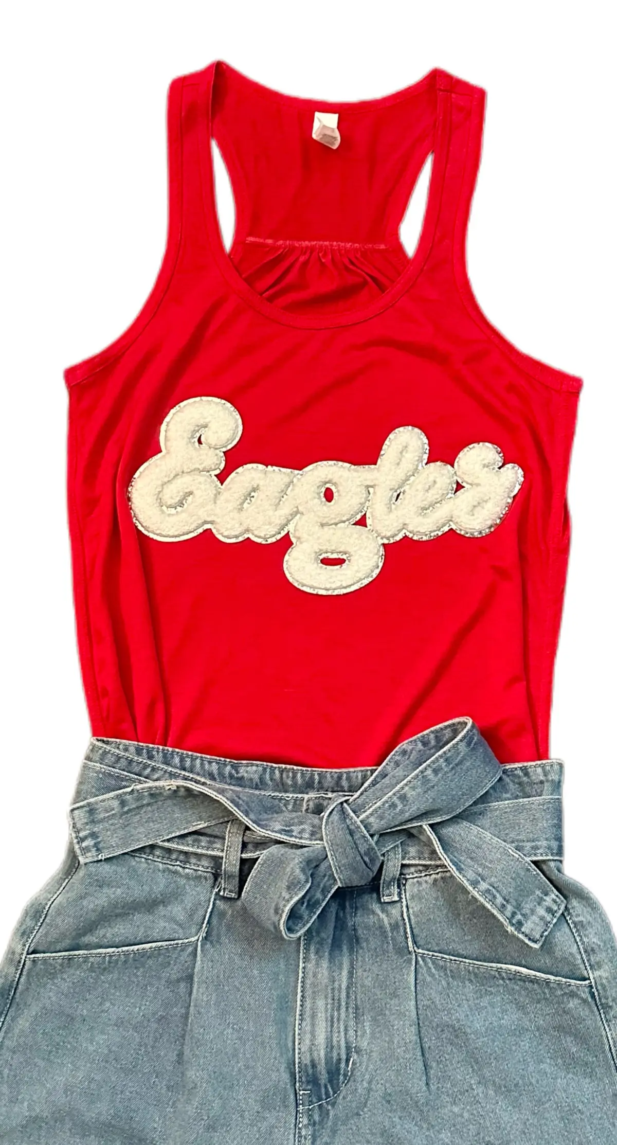 Chenille Patch Eagles Tank 1