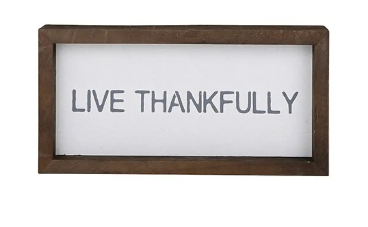 Live Thankfully Sign 1