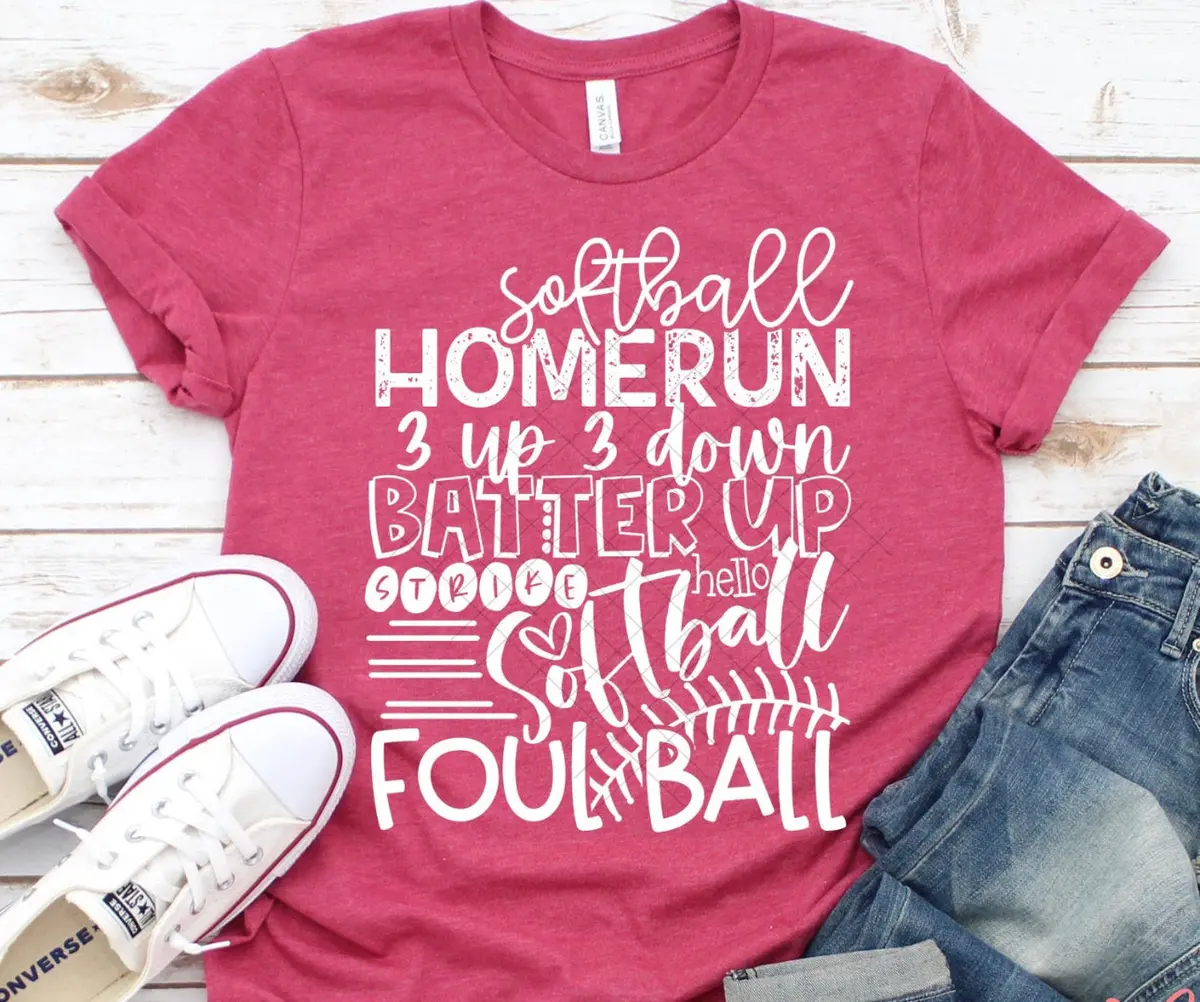 Foul Ball Softball T-Shirt (Various Colors) 1