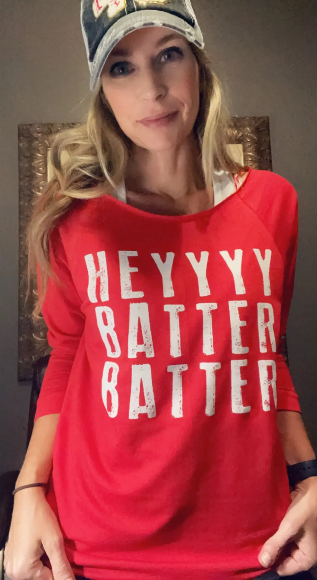 Hey Batter Batter Off-The-Shoulder Top 2