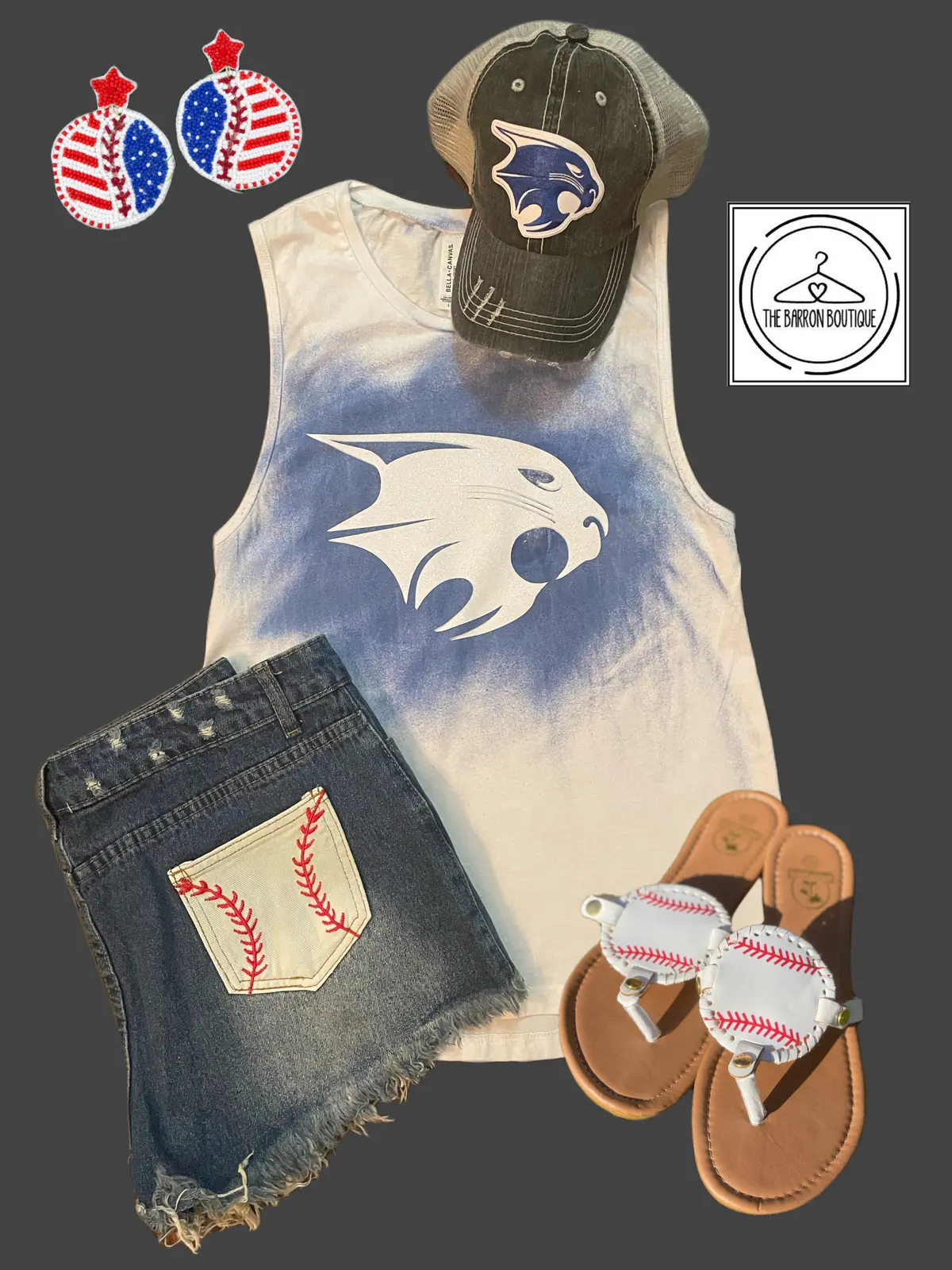 Glitter & Paint Bobcat Tank 1