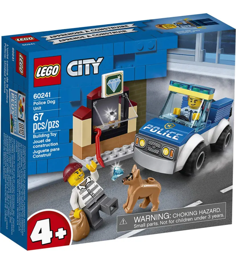 Lego City Police Dog Unit 60241 Police Toy, Cool Building Set For Kids (67 Pieces) 1