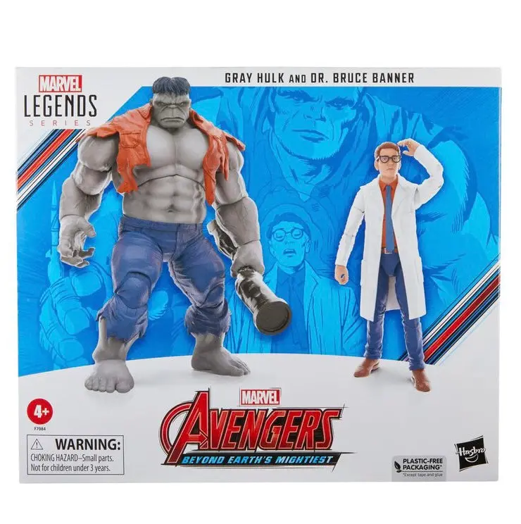 Marvel Legends Bruce Banner & Grey Hulk 1