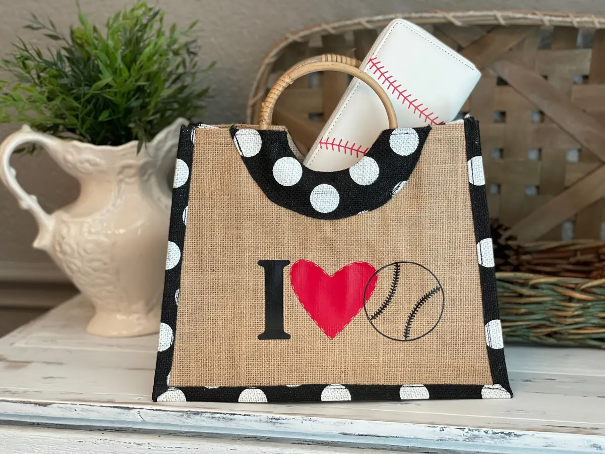 I Love Baseball Purse 1