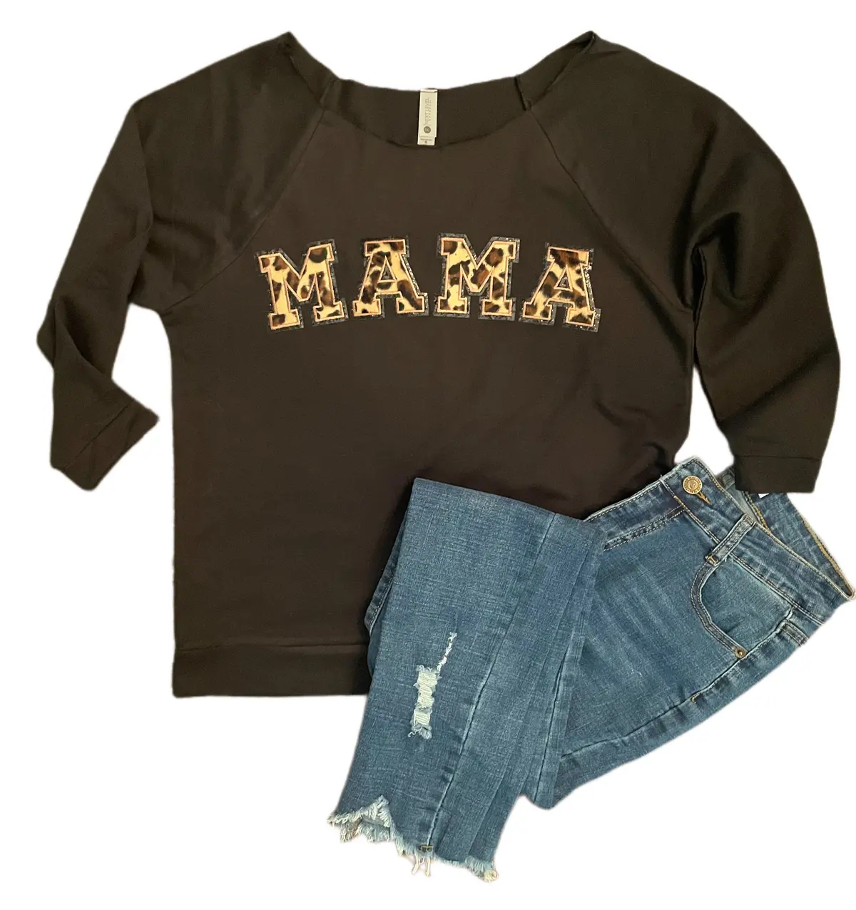 Leopard Mama Patch Sweatshirt 2