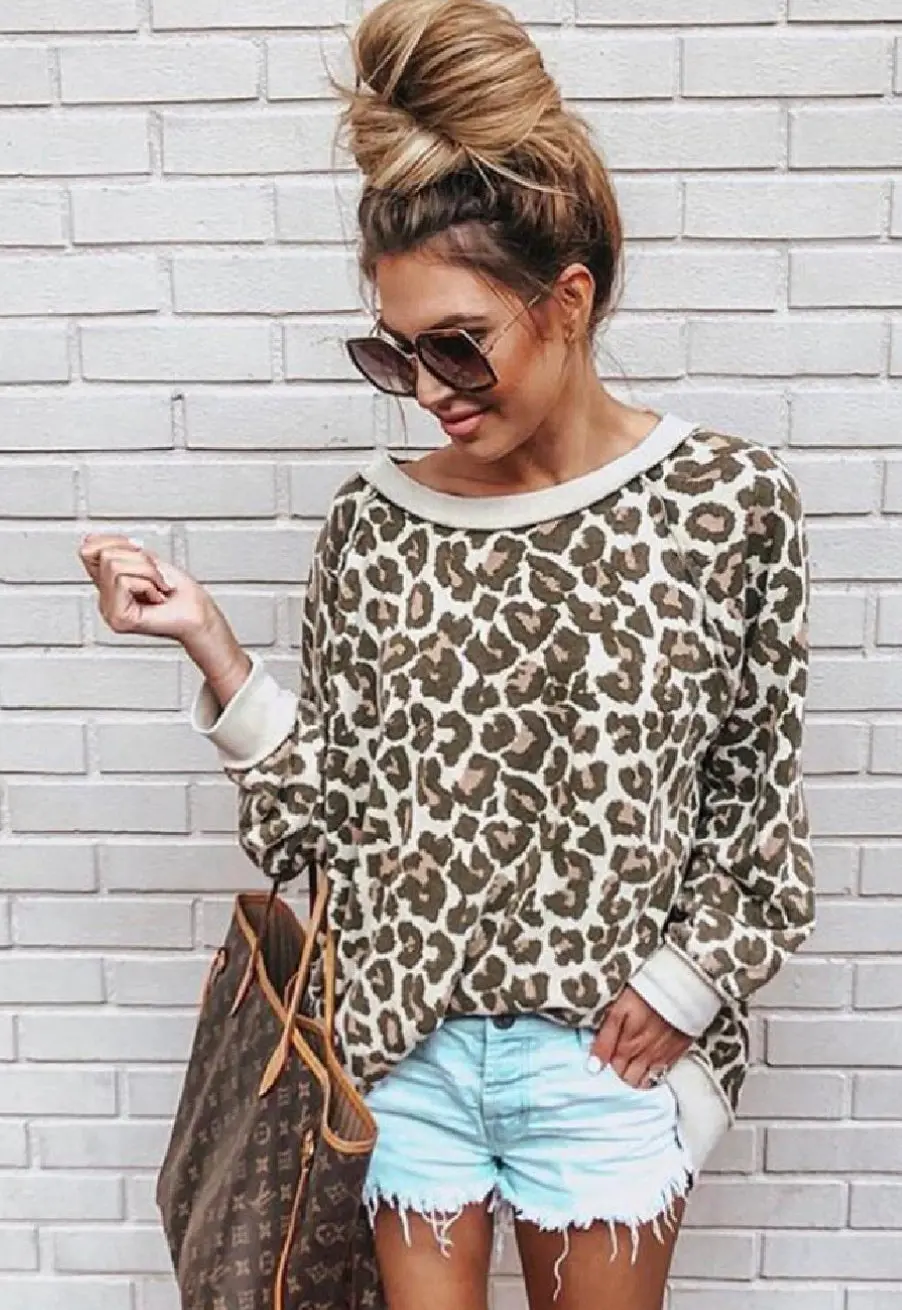 Brooke Leopard Sweatshirt 1