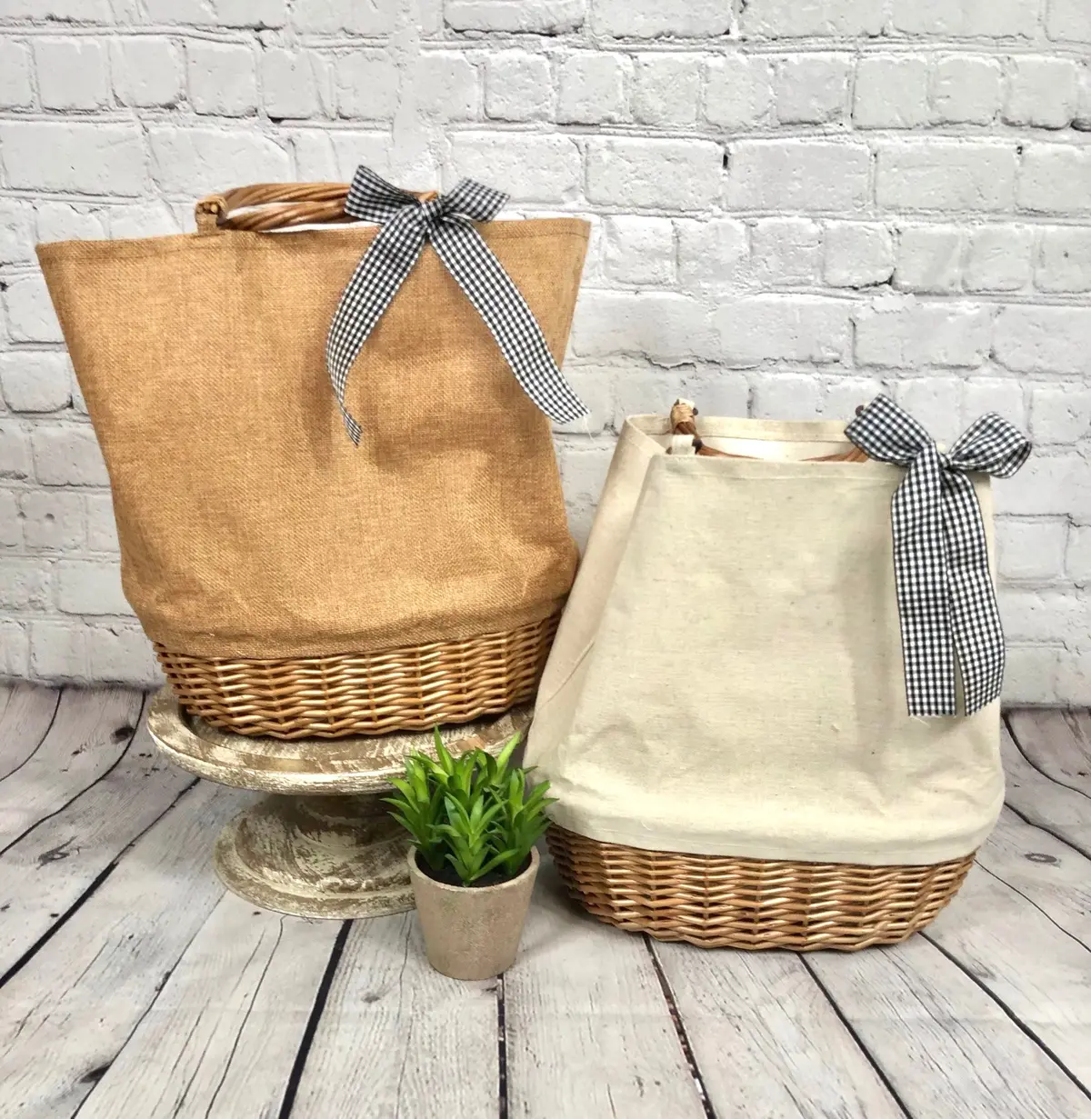 Wicker Tote Bags 1