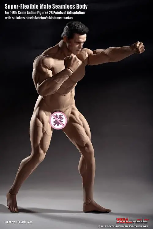 Phicen 1/6 Scale Seamless Male Body (Mr Big) 12" Body 2