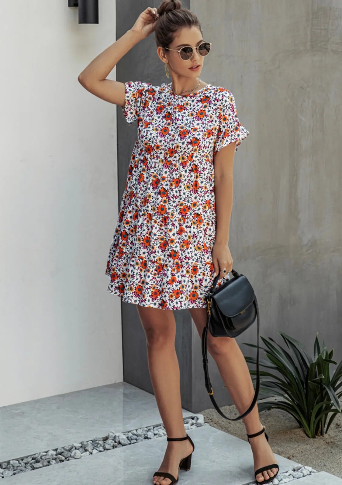 Floral Babydoll Dress 1