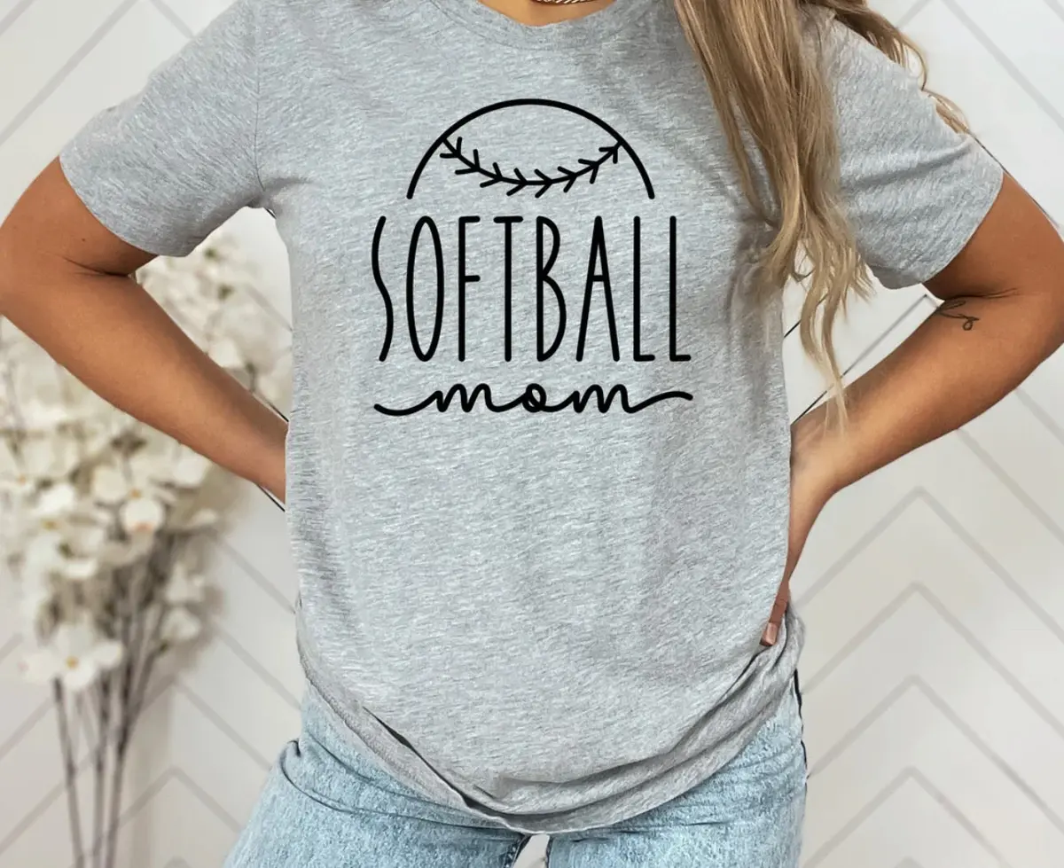 Softball Mom T-Shirt 1