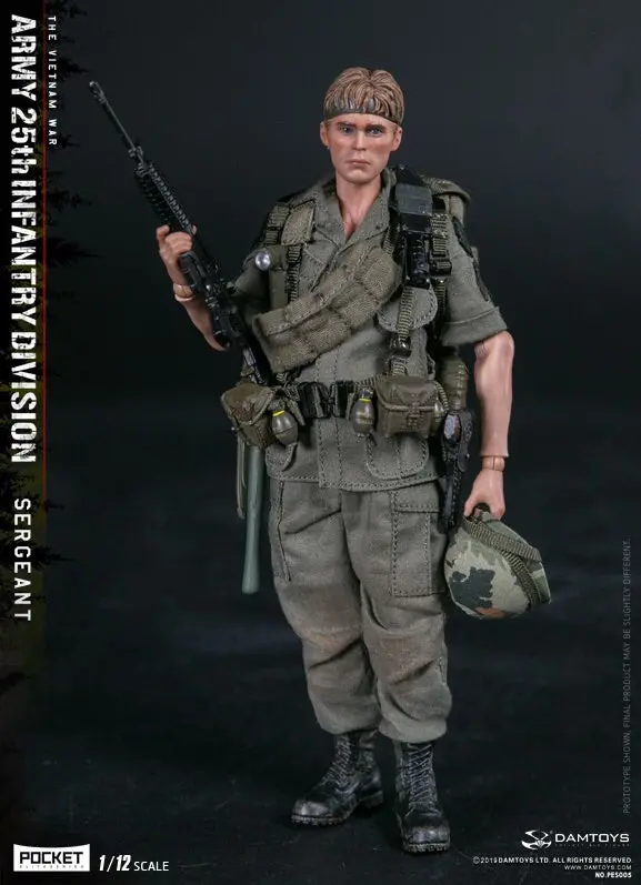 Damtoys Pes005 1/12 25Th Infantry Division Private Sergeant 6-Inch Figure 1