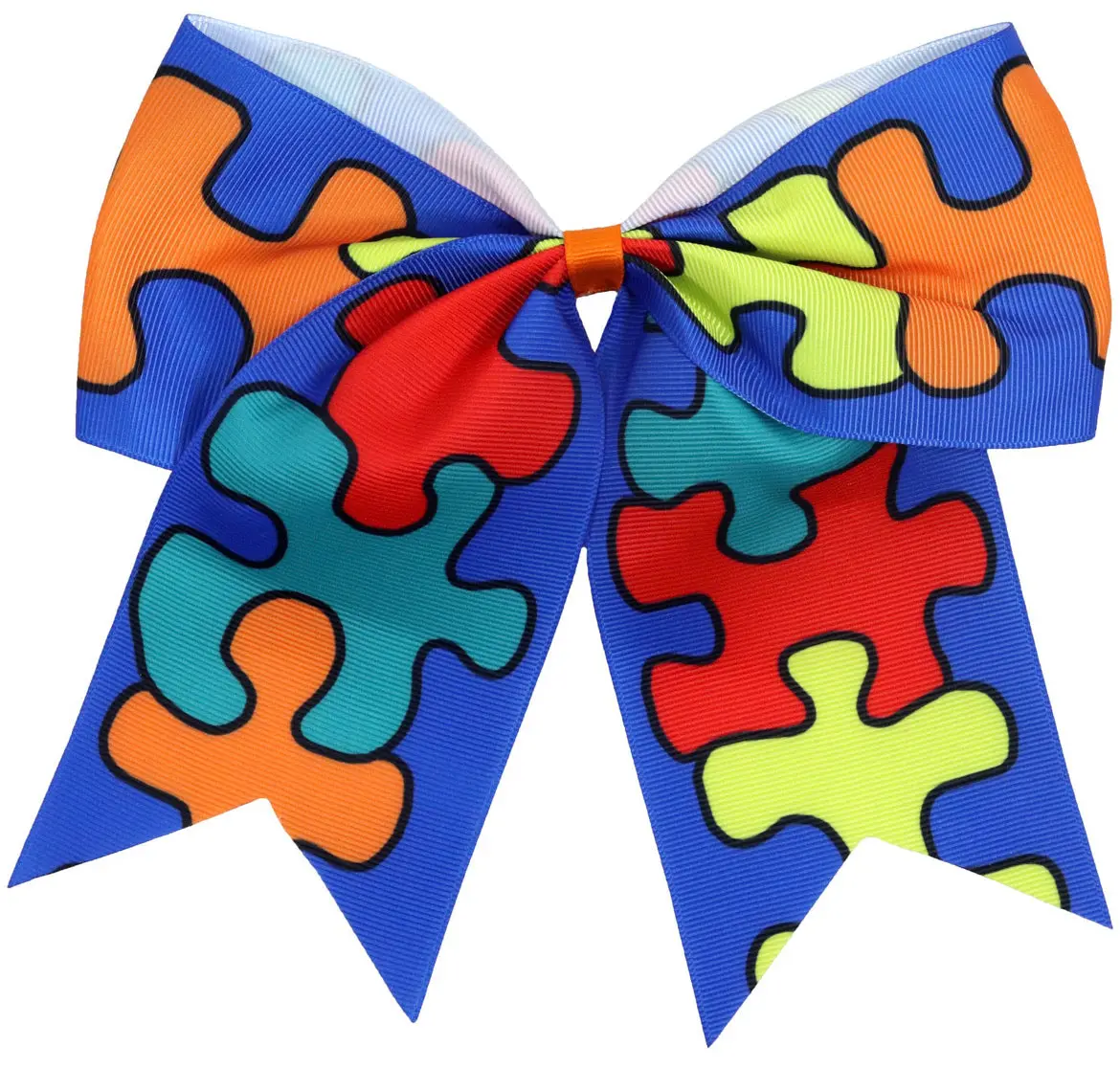 Autism Awareness Bows 1
