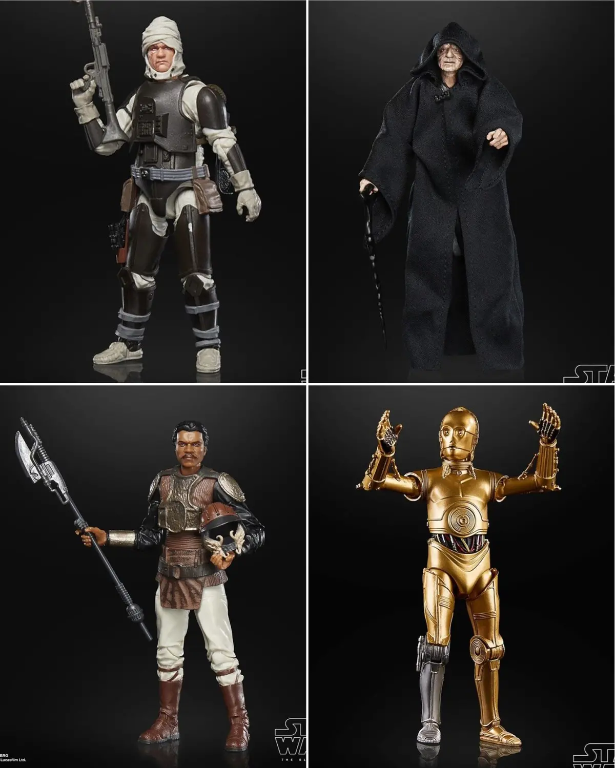 Star Wars Black Series 6-Inch Archive 2022 Wave (Set Of 4) 1