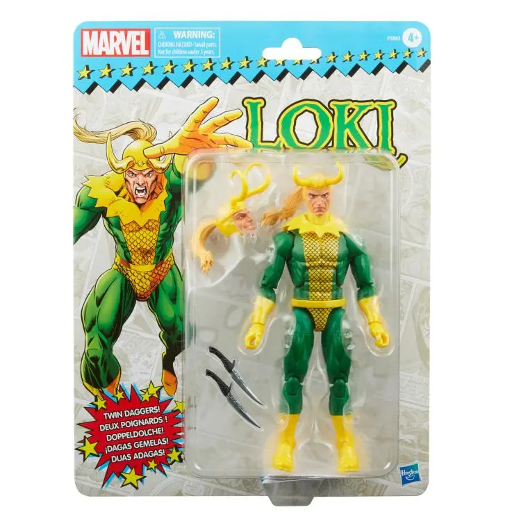 Marvel Legends Retro Loki 6-Inch Figure 1