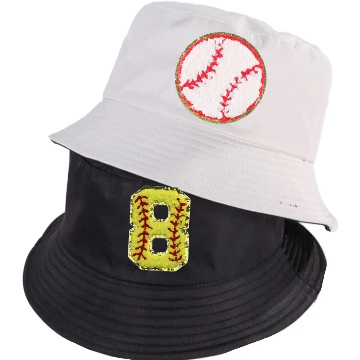 Chenille Sport Bucket Hats 2