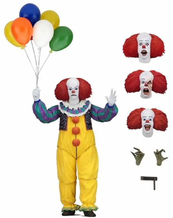 It - Ultimate Pennywise (1990 Version) 7" Scale Action Figure 1