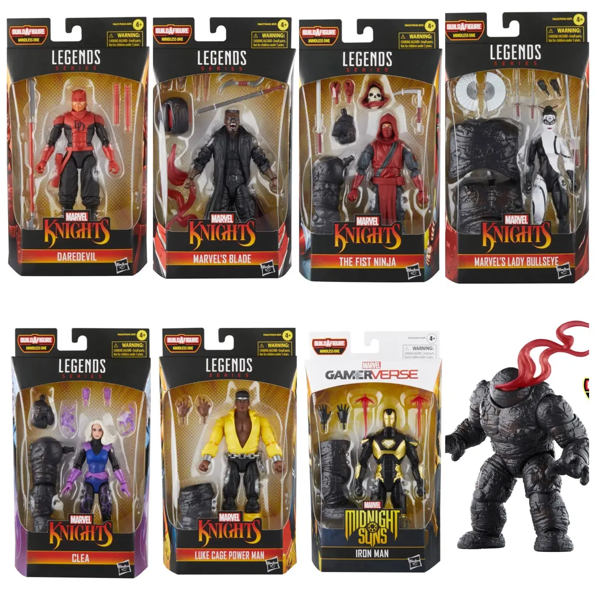 Marvel Legends Marvel Knights Mindless One Baf Wave (7 Figure Set) 1