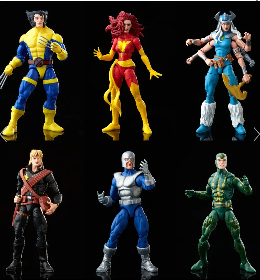 Marvel Legends X-Men Retro Wave 6 Figure Set 1