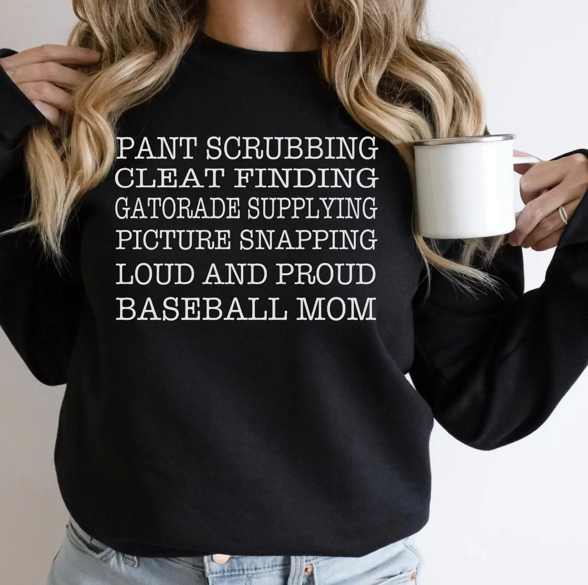 Loud & Proud Baseball Mom Sweatshirt 1